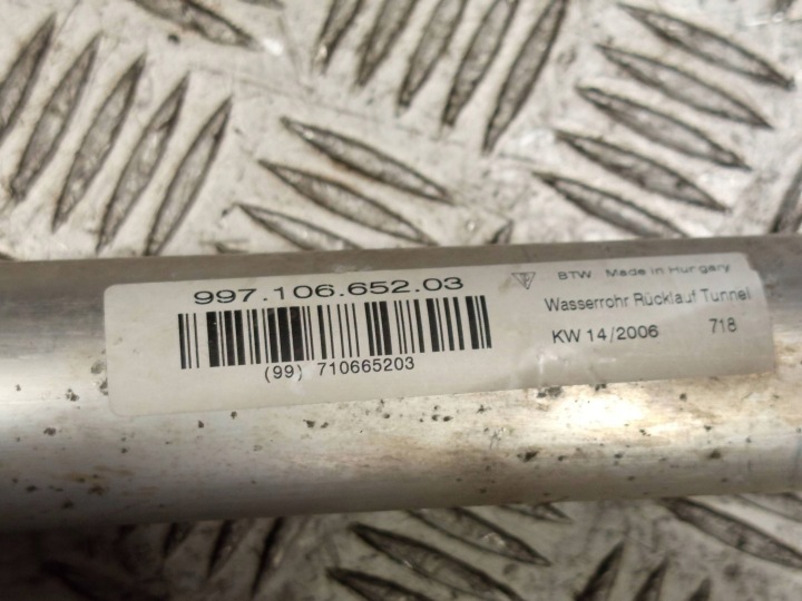 PORSCHE OE 99710665203 997 911 FIL TUYAU EAU LIQUIDE CHLODNICZEGO