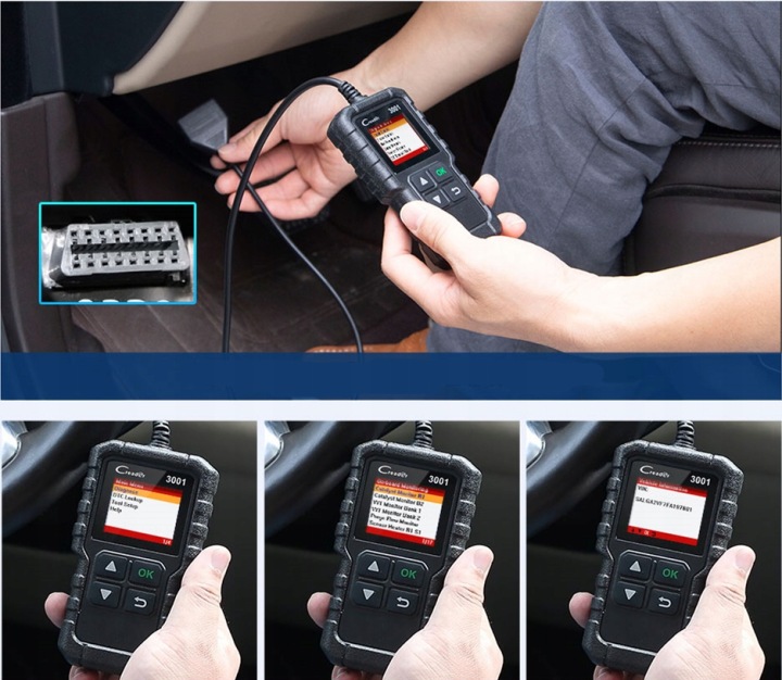 CR-3001 INTERFACE SKANER ERREURS KASOWANIE OBD-2