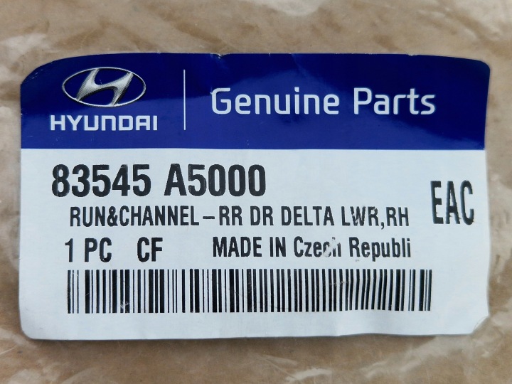 GUIDE MOULURE VITRES PORTES ARRIÈRE DROITE HYUNDAI I30 II GD 83545A5000