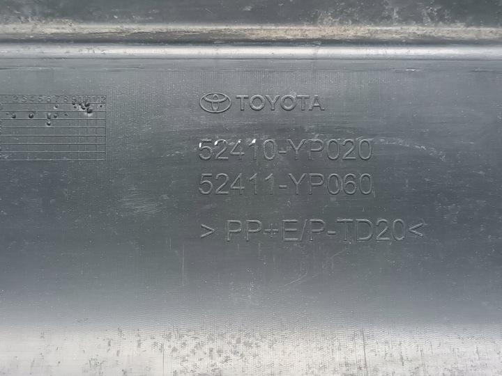 SPOILER SOUS PARE-CHOCS AVANT TOYOTA HILUX INVINCIBLE DOUBLURE LÈVRE