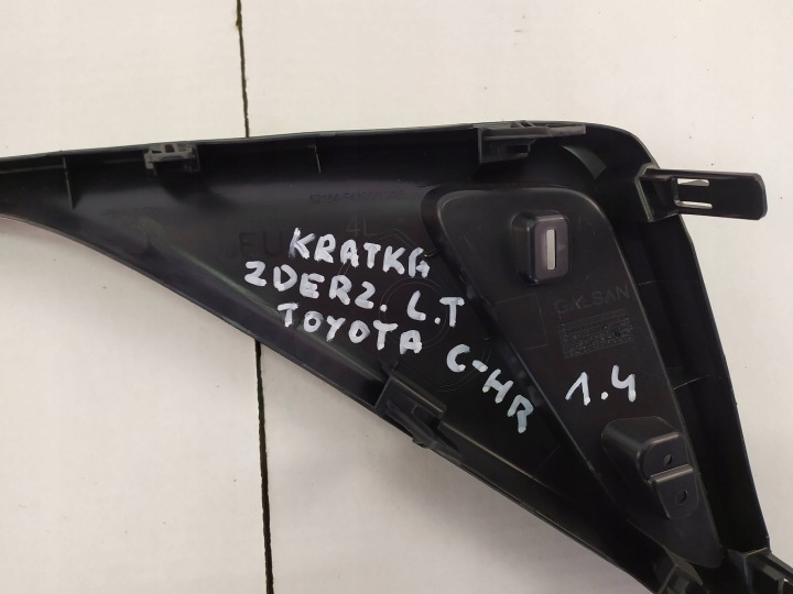 GRILLE PARE-CHOCS GAUCHE ARRIÈRE TOYOTA C-HR 52164F4100