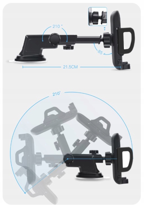 SOPORTE HOLDER PARA COCHE AL TELÉFONO VENTANAS TORPEDA 