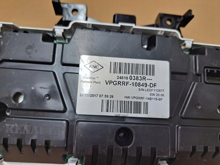 COMPTEUR TABLEAU DE BORD CLIO IV 1.5 DCI 248100383R 17R EUROPE