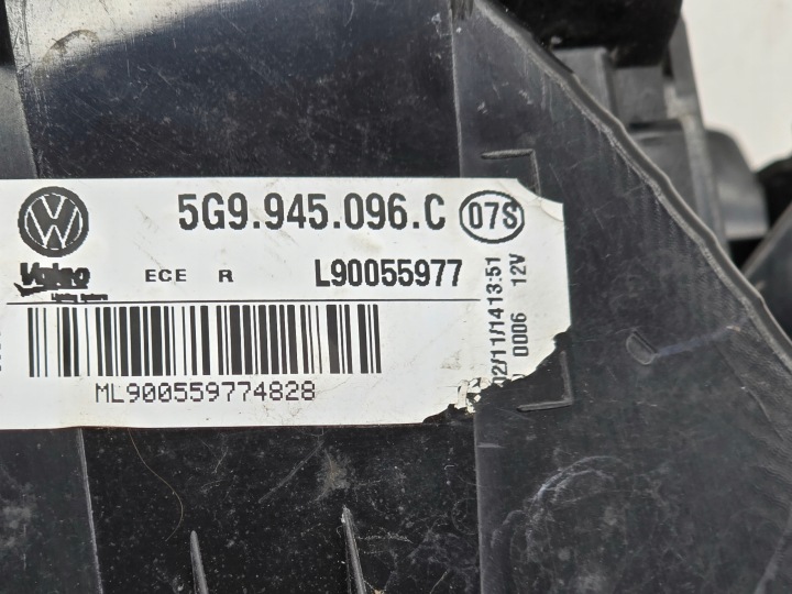 VW GOLF 7 UNIVERSEL LED ARRIÈRE DROITE PHARE DROIT ARRIÈRE 5G9945096C