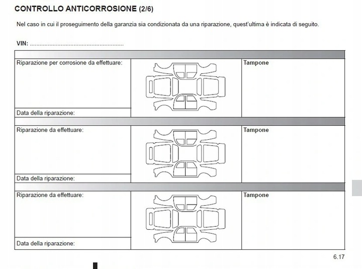 RENAULT SCENIC + GRANDE WLOSKA LIBRO DE MANTENIMIENTO 