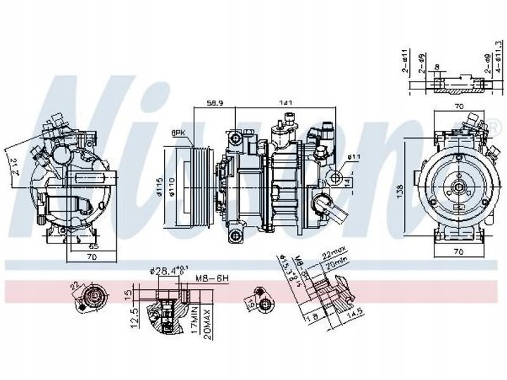 COMPRESOR DE ACONDICIONADOR VW TOUAREG 2.0 18- 