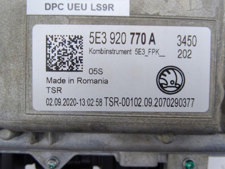 COMPTEUR TABLEAU DE BORD VIRTUAL 5E3920770A SKODA OCTAVIA IV 4