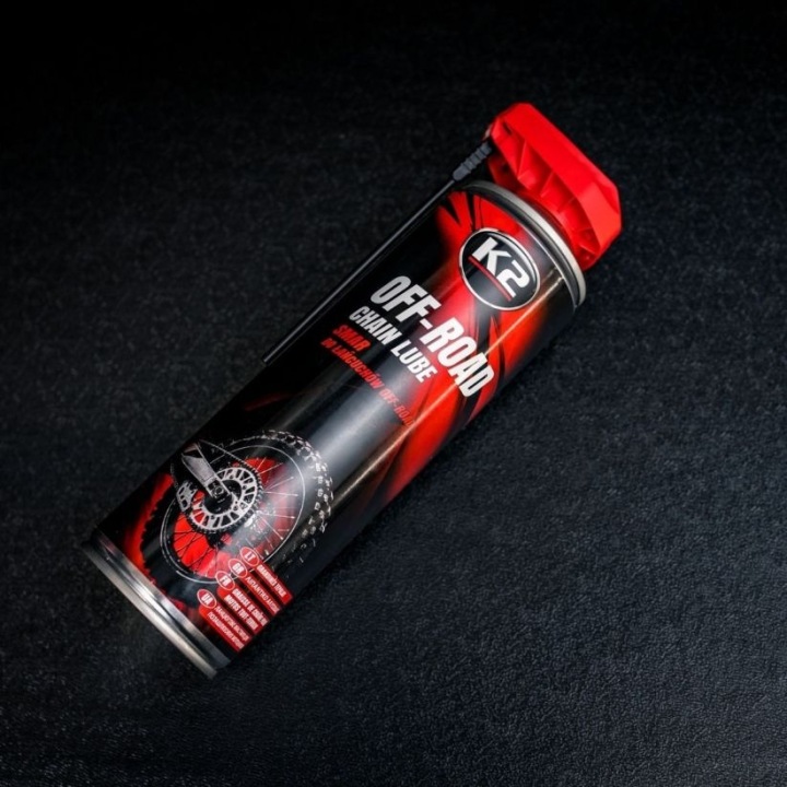 K2 GRAISSE SYNTETYCZNY VERS CHAÎNES LANCUCHOW ZEBATEK ARRÊT ROAD CHAIN LUBE 250M