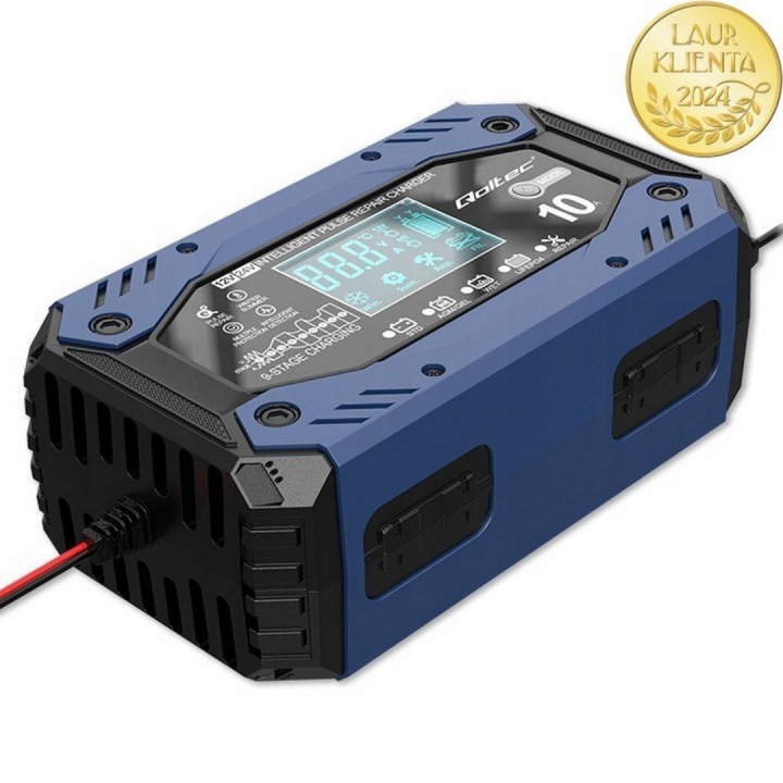 2 CV INTELLIGENTE CHARGEUR QOLTEC VERS AKUMULATOROW 12-24V 10A