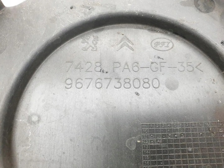 PROTECTION COURROIE DISTRIBUTION PEUGEOT 508 SW 9676738080 1.56L DIESEL 2012