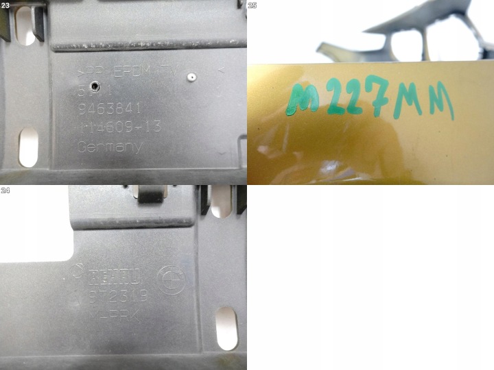 BMW 2 PIÈCES F39 MODULE 17-23 PARE-CHOCS PARE-CHOCS AVANT PDC