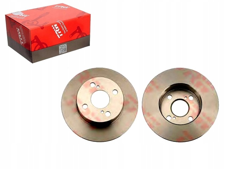 DISCS BRAKE 2 PCS. TOYOTA REAR COROLLA TRW photo 1 - milautoparts-fr.ukrlive.com