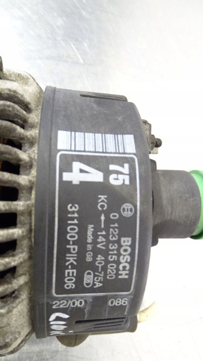 ALTERNATEUR 75A HONDA CIVIC 1.4 CATALYSEUR