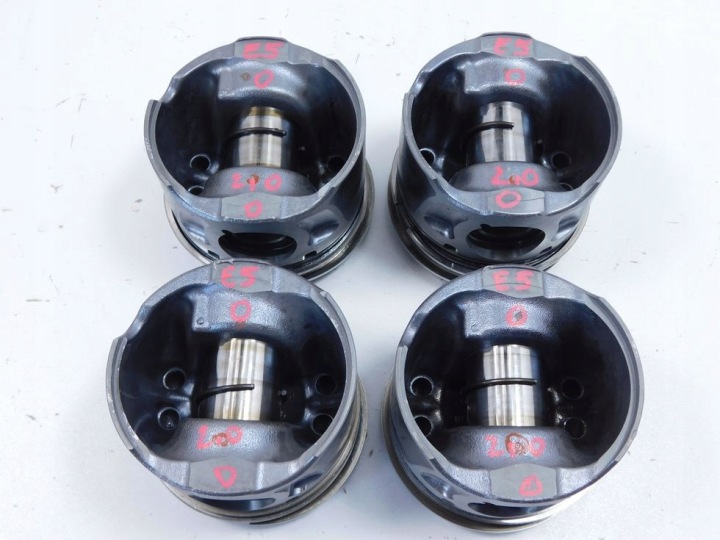 4X PISTON PISTONS 2.0 HDI TDCI EURO5 FORD PEUGEOT CITROEN MONDEO MK4 KUGA S-MAX