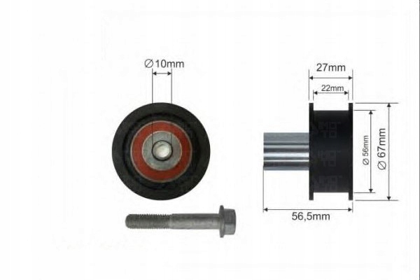 GALET DIRECTIONNELLE GUIDE RC27-48 CAFFARO