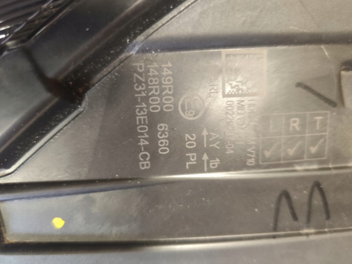 PROJECTEUR DROIT FORD TRANSIT CUSTOM MK2 2023- NR PZ3113E014CB
