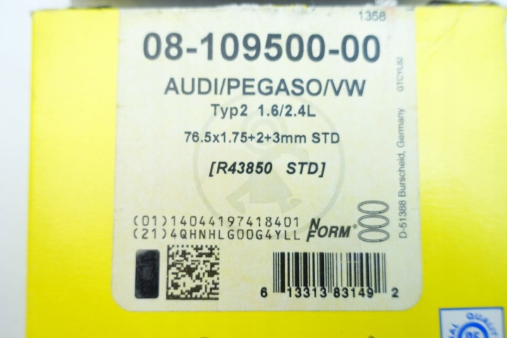KIT PIERSCIENI PISTON GOETZE 08-109500-00