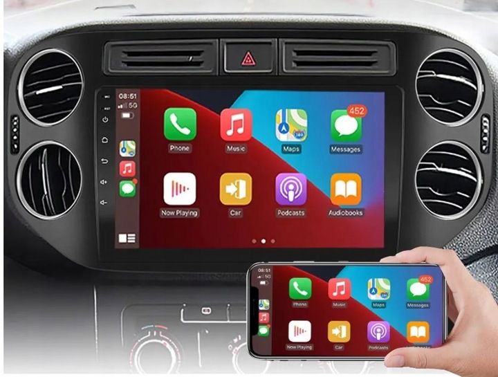 RADIO 2 DIN 2GB CON ANDROID GPS BLUETOOTH VW VOLKSWAGEN TIGUAN 