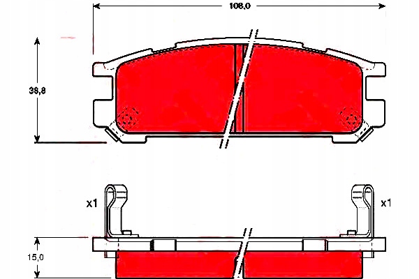 ZAPATAS HAM. SUBARU T. LEGACY 