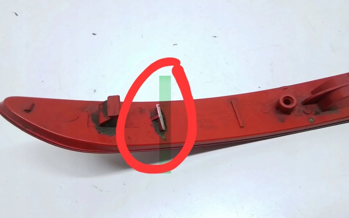 DROIT RÉFLECTEUR ARRIÈRE PARE-CHOCS BMW 3 GRAN TURISMO (F34) 7315166 2.0L
