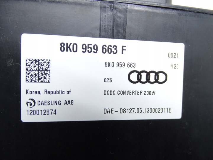 MODULE STABILISATEUR TENSION AUDI A6 C7 8K0959663F