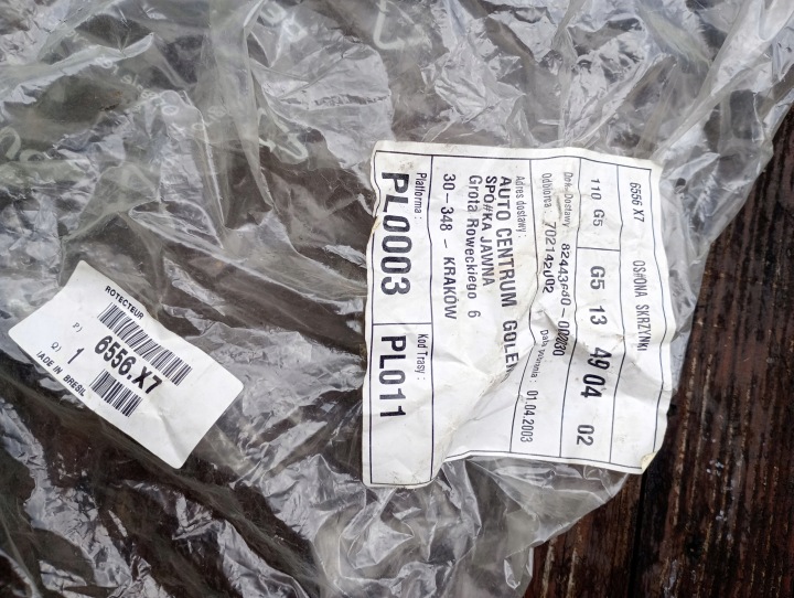 CHÂSSIS BOÎTE FUSIBLES PEUGEOT 206 OE 6556.X7 6556.Z1 6547.SZ