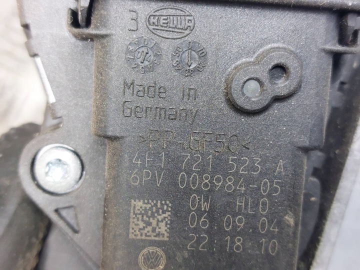 ENSEMBLE PÉDALES CHÂSSIS AUDI A6 C6 4F1721135 4F1721117A 4F1721523A