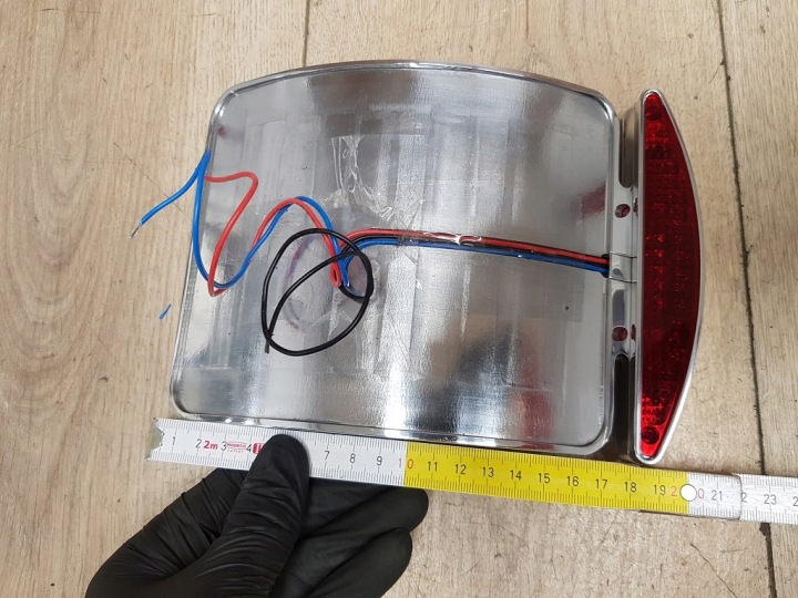 POIGNÉE NUMÉROS PHARE ARRIÈRE HARLEY CHOPPER CRUISER CUSTOM