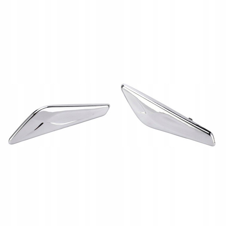 2 PCS CHROMÉ GARNITURE AVANT GARDE-BOUE 51117338569 UE