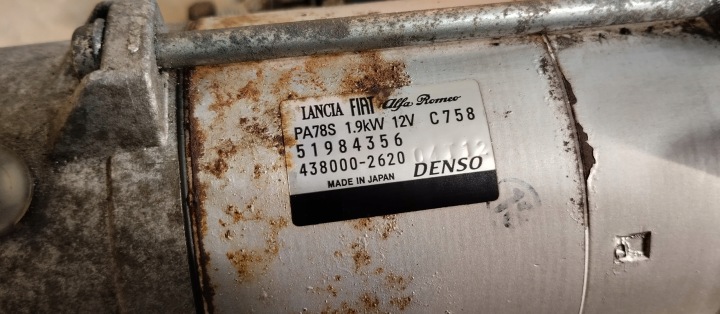 DÉMARREUR FIAT DUCATO III 2.3 EURO 6 16R 51984356 438000-2620