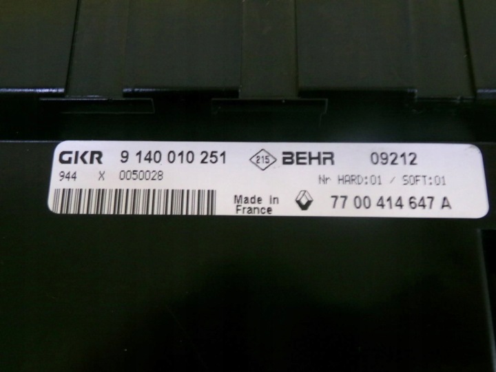 PANNEAU CLIMATISATION RENAULT LAGUNA I 9140010251 NR892