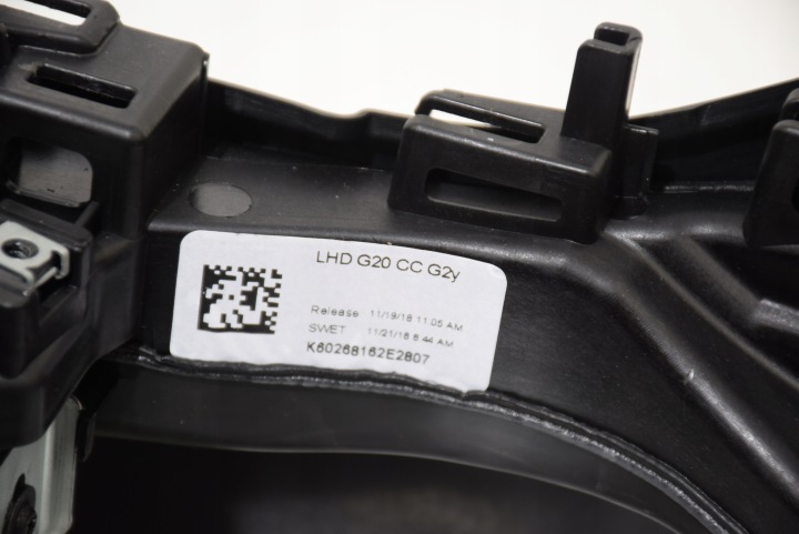 BMW 3 G20 G21 4 G22 G23 G26 TUNNEL CENTRAL ACCOUDOIR NOIR SENSATEC