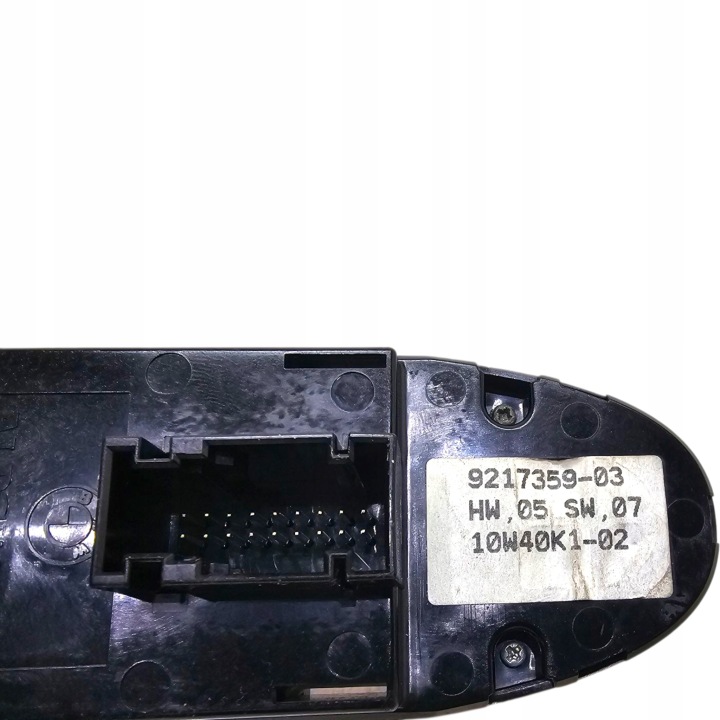 BMW E92 PANNEAU COMMUTATEUR VITRES ELEKTRYCZNIE PLIANT RÉTROVISEURS 9132171