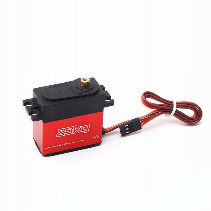 HAUT MOMENT ROTATIF 25KG SERVO CYFROWE 25T ÉTANCHE IP66 VERS SAMOLOTU LODZI AUTOMOBILE RC