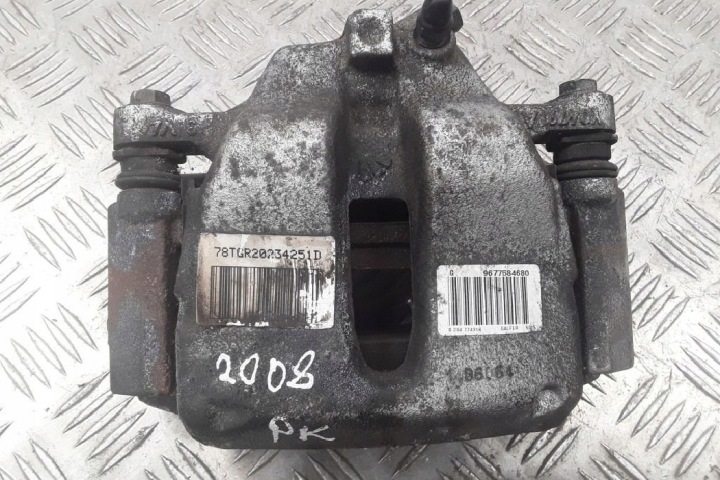 ÉTRIER DE FREIN DE FREIN AVANT GAUCHE PEUGEOT 2008 9677584680 1.2L GASOLINE 81KW