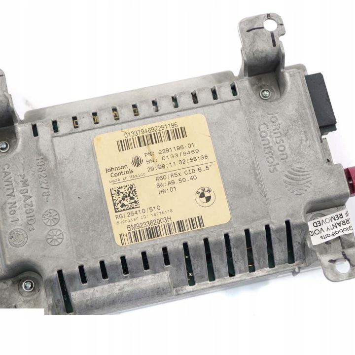 MINI R55 R56 LCI R60 ÉCRAN MONITEUR NAVIGATION 9233620