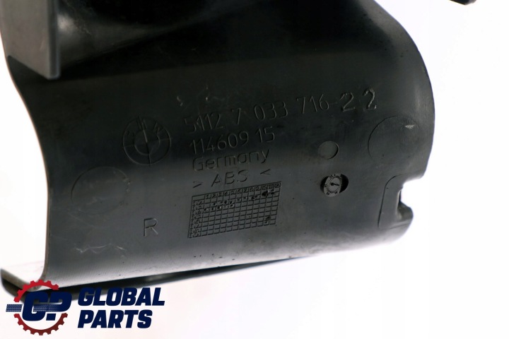 BMW E60 SUPPORT FIXATION GLISSIÈRE ARRIÈRE DROIT PARE-CHOCS 7033716