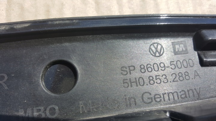 VW GOLF 8 VIII 5H0 R-LINE SEUIL REVÊTEMENT MOULURE SEUIL DROITE EN BON ÉTAT
