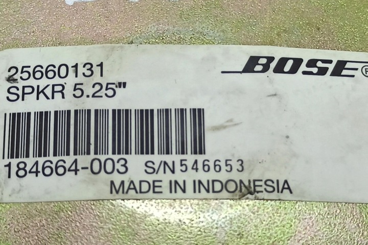 HAUT-PARLEUR ARRIÈRE DROITS PORTES CADILLAC SRX 25660131 3.6L GASOLINE 2005