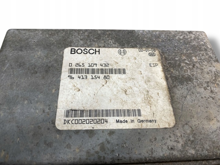 PEUGEOT 607 2002 CONTRÔLEUR MODULE ABS 0265109432