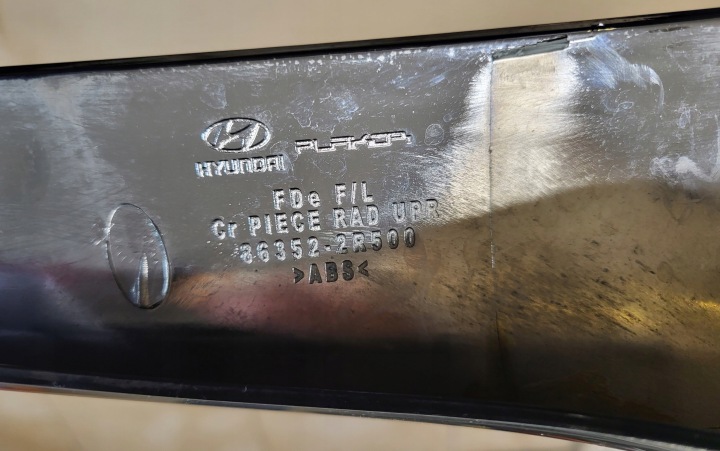 MOULURE AVANT DÉCORATIVE CHROME CALANDRE AVANT HYUNDAI I30 I30 I LIFT OE