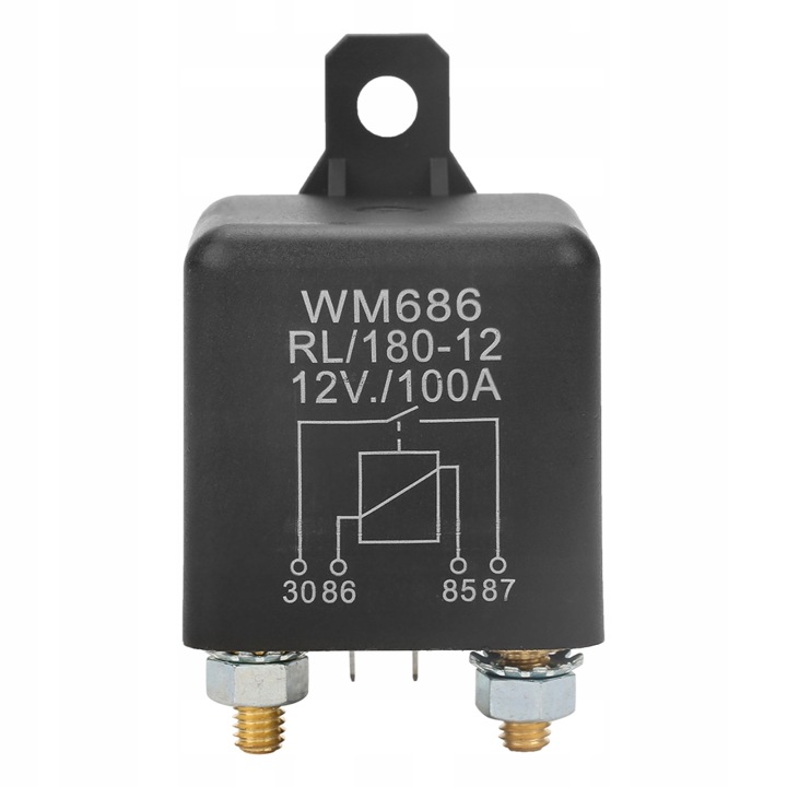 RELAIS 12V PRZELACZAJACY AUTOMOBILE WM686 100A