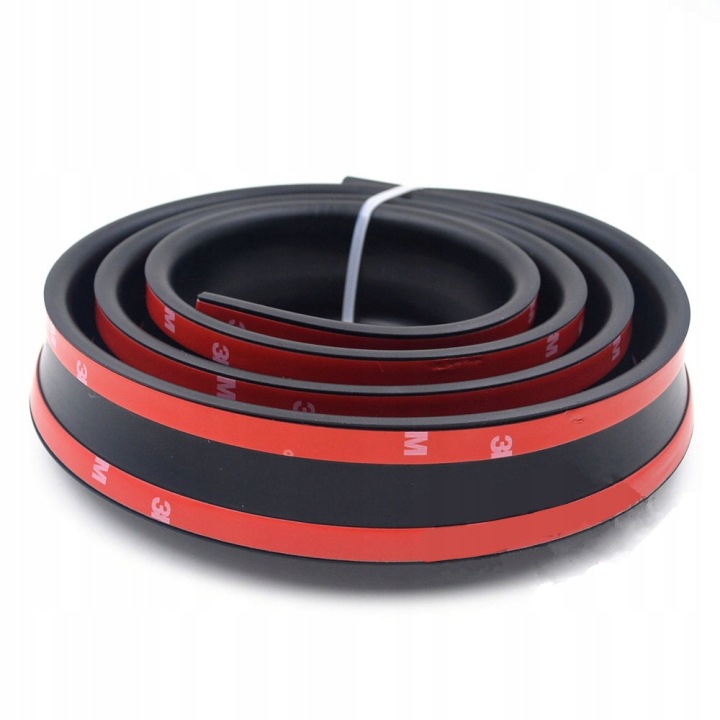 SPOILER ARRIÈRE COUVERCLES DE COFFRE DOUBLURE LISWA NOIR 1,5M 150CM SOUPLE CAOUTCHOUC DOCIECIE