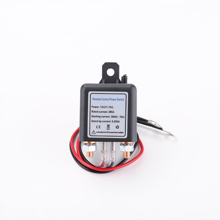 INTERRUPTEUR COURANT HEBEL 12V 200A SUR TÉLÉCOMMANDE 2 X TÉLÉCOMMANDE