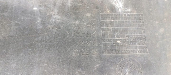 FIAT GRANDE PUNTO OE 73379735 PARE-CHOCS ARRIÈRE ARRIÈRE