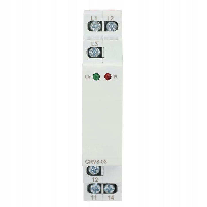 RELAIS AWARII PHASES MONITOROWANIA TENSION GRV8 03 POUR TROJFAZOWEGO M460