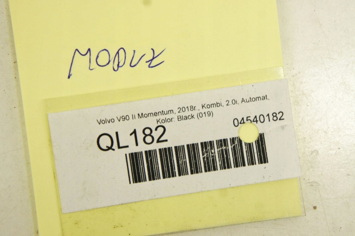 QL182 VOLVO V90 16- MODULE COUVERCLES DE COFFRE COUVERCLES DE COFFRE UNIVERSEL 31676621