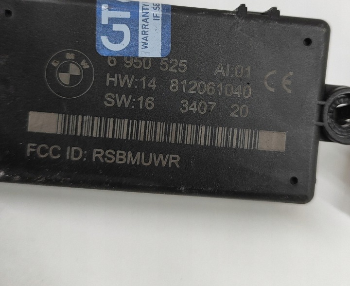 BMW 6 E63 E64 2007 CONTRÔLEUR MODULE ALARME