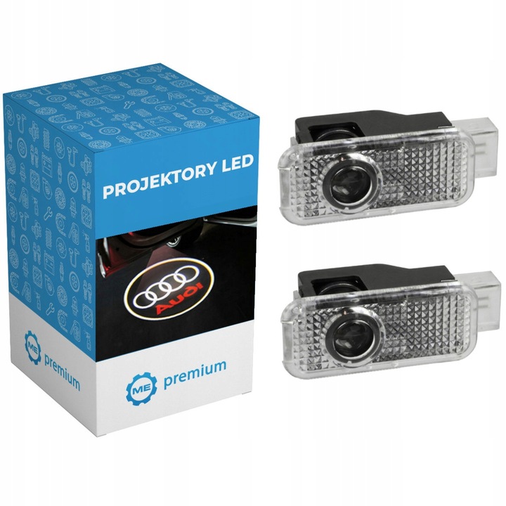 AUDI A3 A4 A5 A6 A7 Q3 Q5 Q7 TT PROYECTOR DIODO LUMINOSO LED LOGOTIPO