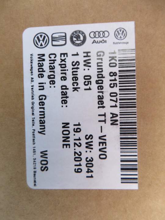 VW SHARAN 7N0 WEBASTO CHAUFFAGE DE STATIONNEMENT
